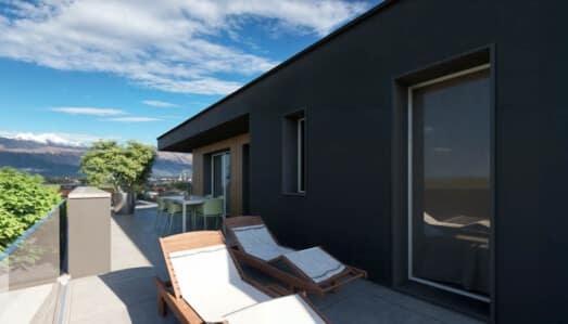 Renoir_Attico1-enhanced - Residenze Renoir nuova costruzione a Pordenone -